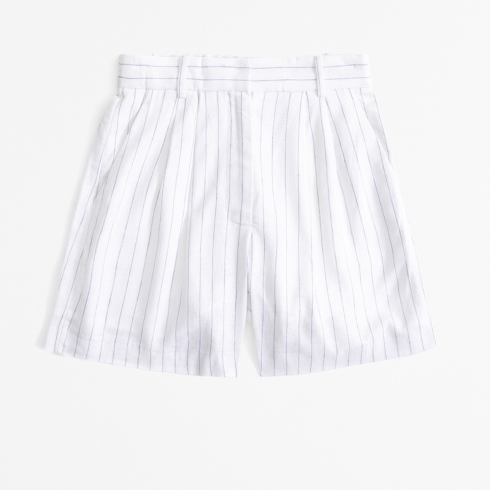 Abercrombie & Fitch Sloane Tailored Linen-Blend Short